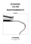 DYNAPAC CA 250 MANTENIMIENTO