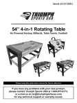 54” 4-in-1 Rotating Table