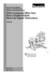 Slide Compound Miter Saw Scie à Onglet Radiale Sierra de Inglete