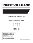 CHE, PC and AC Series Filter Manual