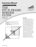 THE FIT-N-FRAME BORDER GUIDE