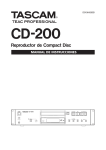 CD-200 Owner`s Manual