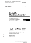 Portable MiniDisc Recorder