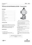 BLE - BLX VÁLVULA DE ESTRANGULACIÓN