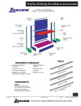 Display Shelving Installation Instructions