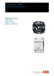 Manual de instrucciones Regulador de luz 2247-500 2247 U