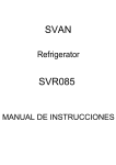 manual de instrucciones table top svr085