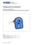 Configuración en ordenador