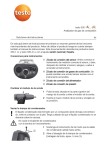 Guía breve de instrucciones testo 330