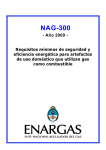 NAG-300 Año 2009 - Ente Nacional Regulador del Gas
