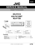 service manual ks-fx12 ks-fx12wt ks-f150