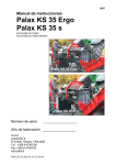 Manual de instrucciones Palax KS 35 Ergo Palax KS 35 s