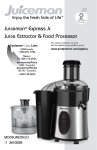 Juiceman® Express Jr. Juice Extractor & Food Processor