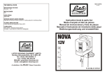 Nova 12V Instr Book - Jan 2012.cdr