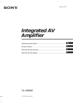 Integrated AV Amplifier - hifi