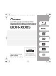 BDR-XD05_CU_En.fm 1 ページ ２０１３年４月９日 火曜日