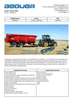 Modelo. AVANT 5800 M.M.A. 18.000 kg Longitud aprox. Ancho Alto