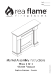 Mantel Assembly Instructions