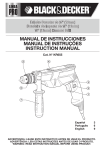 manual de instrucciones manual de instruções instruction manual