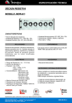 DÉCADA RESISTIVA MODELO: MDR-611