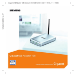 Gigaset USB Adapter 108 / deutsch / A31008-M1031-U301