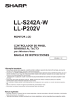 LL-S242A-W LL-P202V MONITOR LCD CONTROLADOR