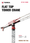 FLAT TOP TOWER CRANE