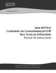 Serie WDT410 Controlador de Conductividad/pH/ORP