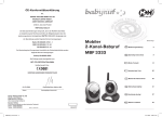 Mobiler 2-Kanal-Babyruf MBF 3333