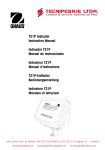 T21P Indicator Instruction Manual Indicador T21P Manual de