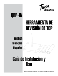 Herramienta de revisión de tCP Guía de instalacíon y Uso qrP-in
