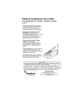 Teléfono Inalámbrico de 2,4 GHz