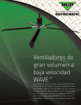 Ventiladores de gran volumen a baja velocidad WAVE™