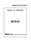 Manual MCR 02