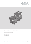 GEA Bock Compressor HGX7 R134a Instrucciones de montaje