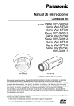 Manual de instrucciones Serie WV-SF340 Serie WV - Psn