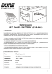 Batería para LED PANEL BATTERY (CHL-001)