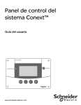 Panel de control del sistema Conext™