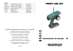 PROFI CAR 301 - Instructions Manuals