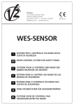 WES-SENSOR - Manual de instrucciones (I,GB,F,D,E,P,NL)