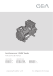 Bock Compressor HGX34P 2-polar Instrucciones de montaje