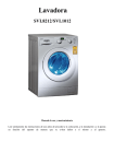 manual de instrucciones lavadora svl8212-1012