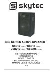 csb series active speaker csb12