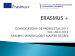 ERASMUS + - Universidad de Almería