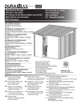 (EN) Bicycles Storage (FR) Abri à vélo métal (PT) Abrigo de