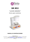 SR 852 horno ceramica
