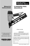 Manual de Instrucciones CLAVADORA PARA AGUJUELAS