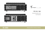 PD 332 / 363 distribuidor de corriente manual de instrucciones