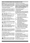 MANUAL DE INSTRUCCIONES PARA SOLDADORA DE ARCO