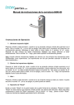 Manual de instrucciones de la cerradura 6600-89